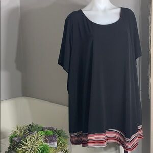 Avenue VIP Knits Short Sleeve Loose top plus 28 women’s New with tags